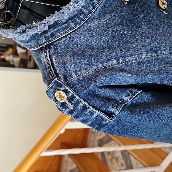 👚Open Style Jean Jacket - Picture 4 of 8